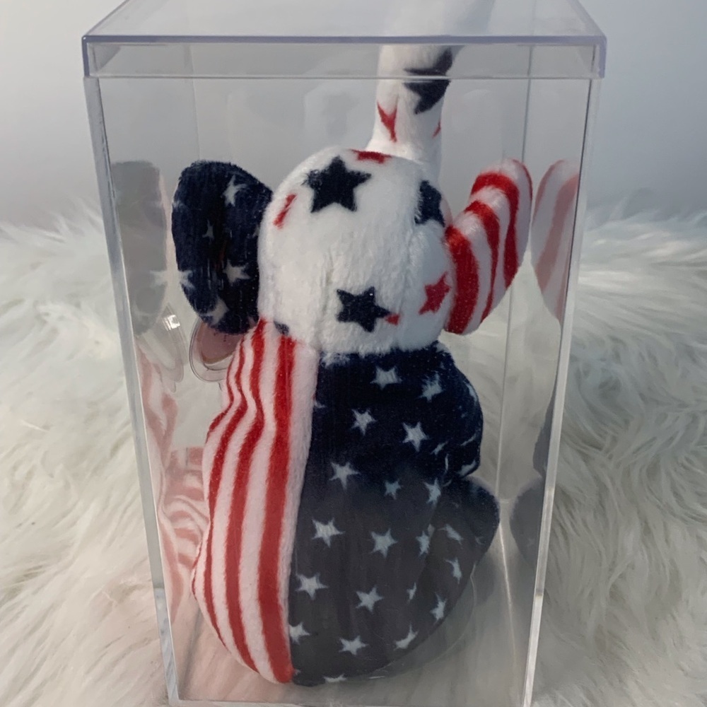 Ty (13) Righty 2000 Red and White Stuffed Animal Plush Toy - Picture 13 of 15